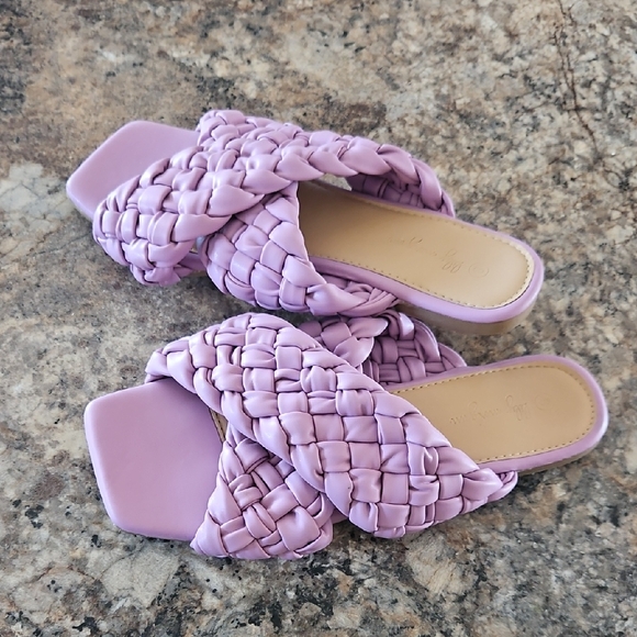 Lily Morgan Shoes - Size 8 Lily Morgan Elegant Lavender Women's Sandals